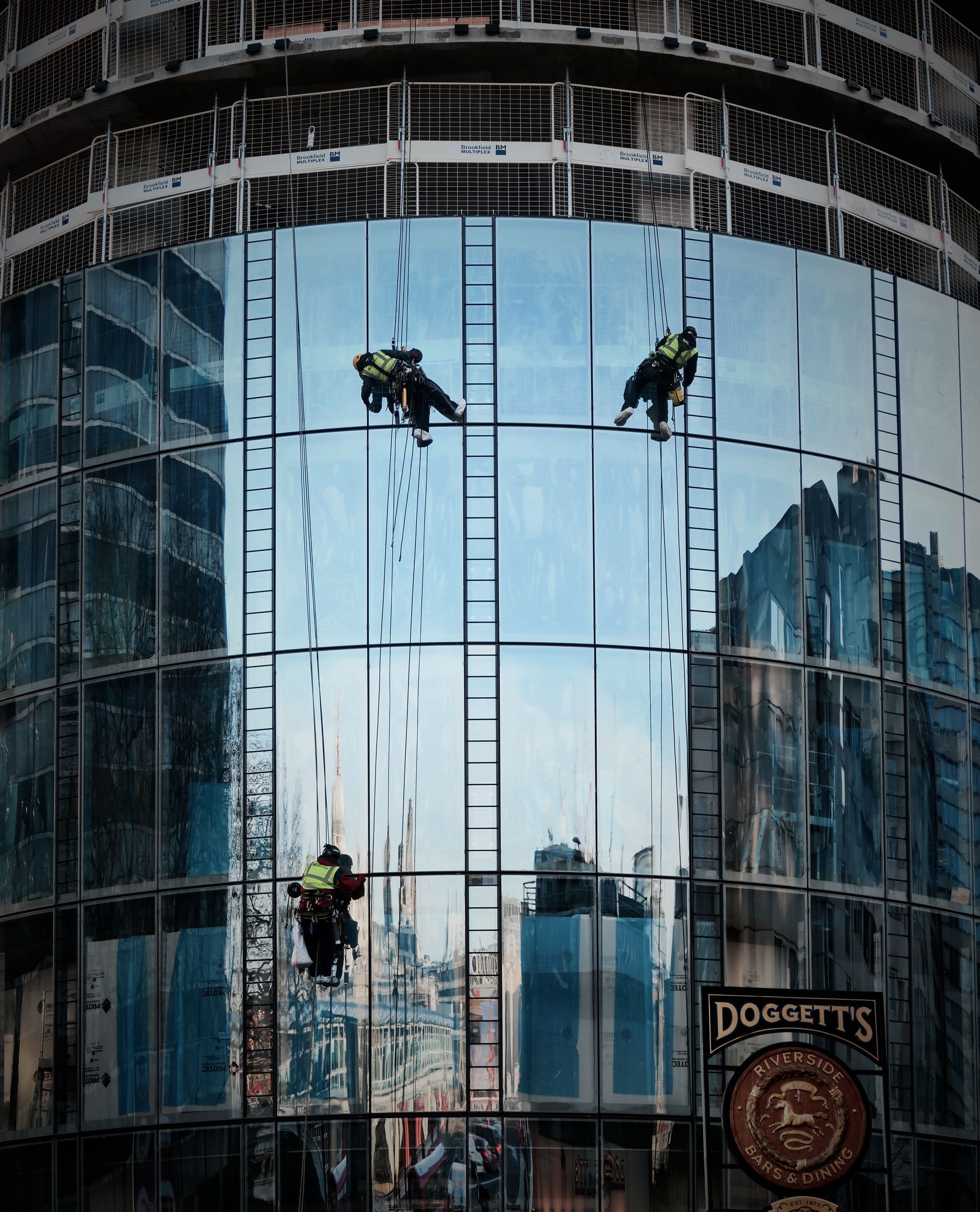 Rope Access Cladding Cleaning