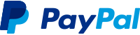 PayPal logo with a blue "P" symbol and the word "PayPal" in blue text.