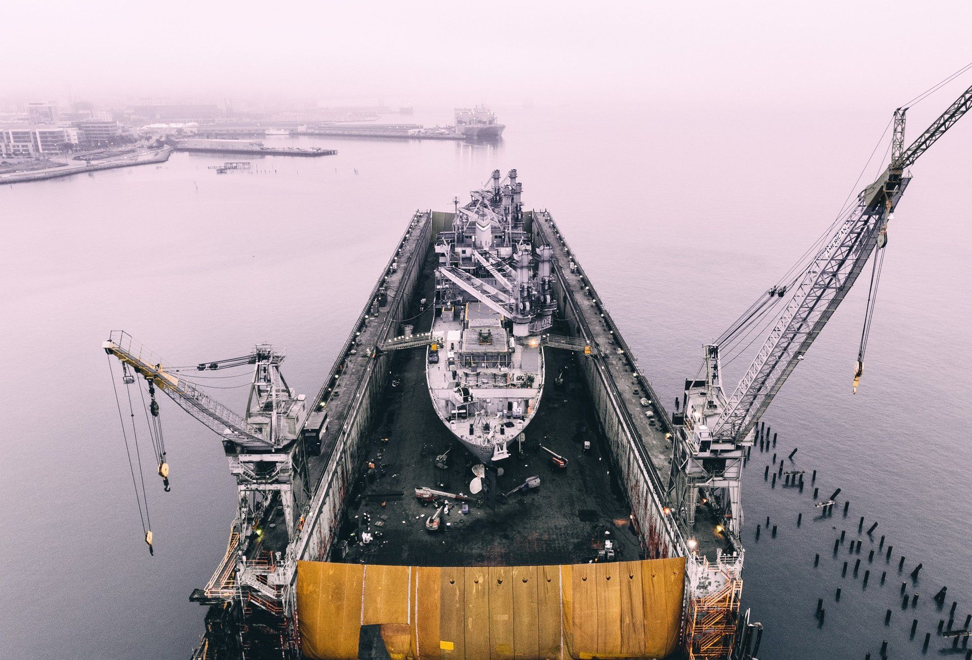 Drydock Ship Maintenance