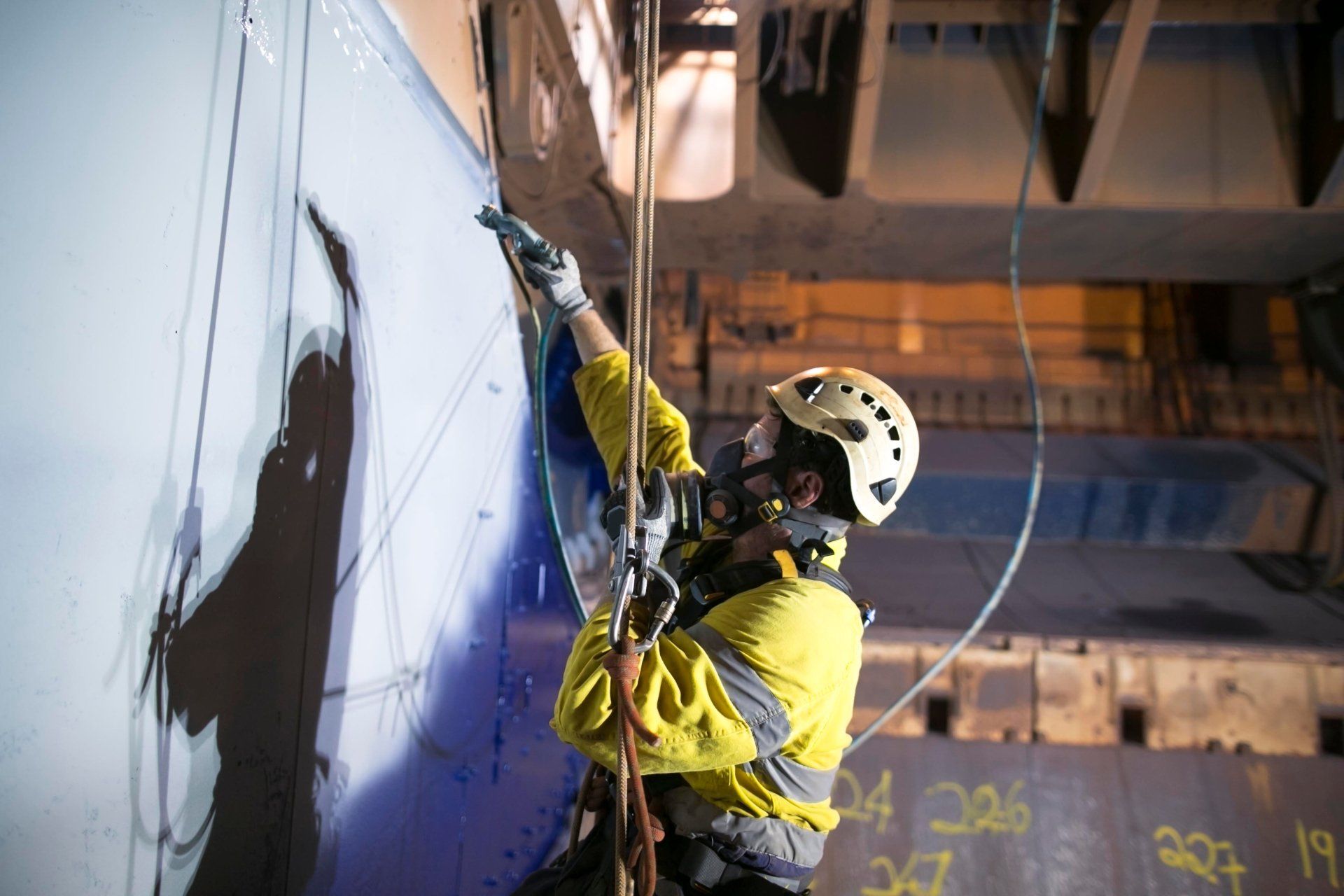 Rope Access Painting Industrial Paint Services Dangle