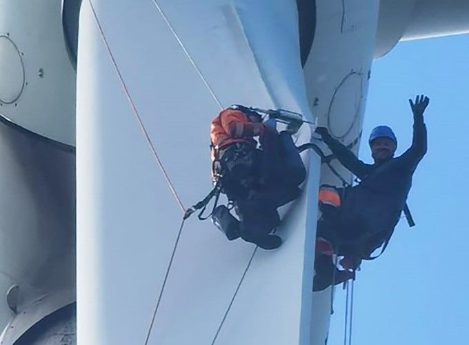 Wind Turbine Rope Access Repair