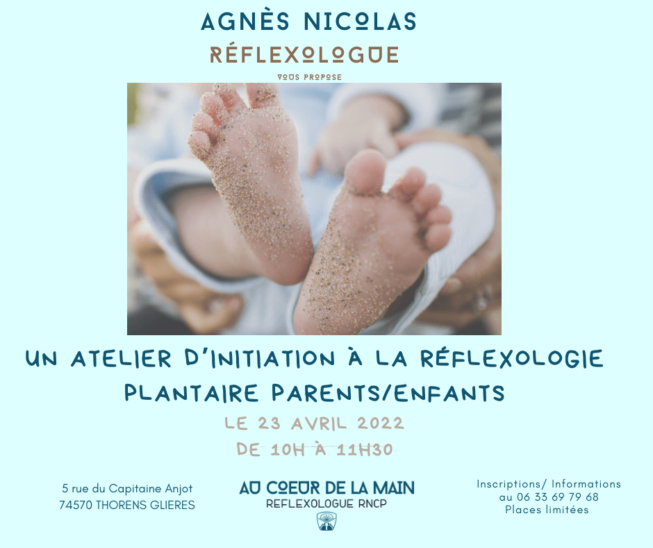 Atelier reflexologie parents enfants
