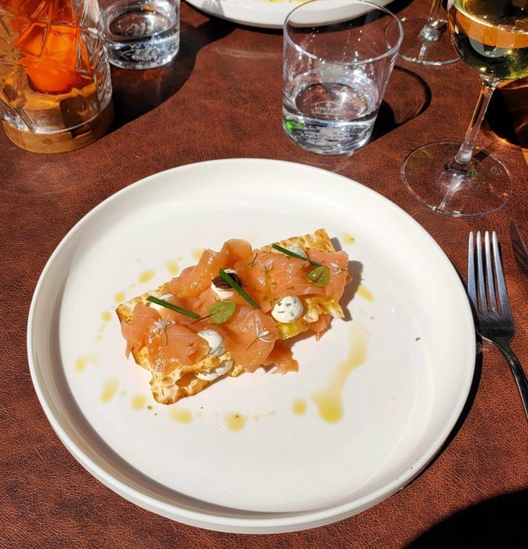 Lekkere zalm voorgerecht