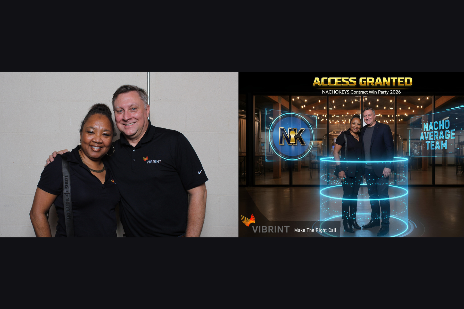 Original DSLR photo captured before AI transformation during Vibrint's Nachokeys Contract Win Celebration at Manor Hill Brewing in Ellicott City, Maryland.