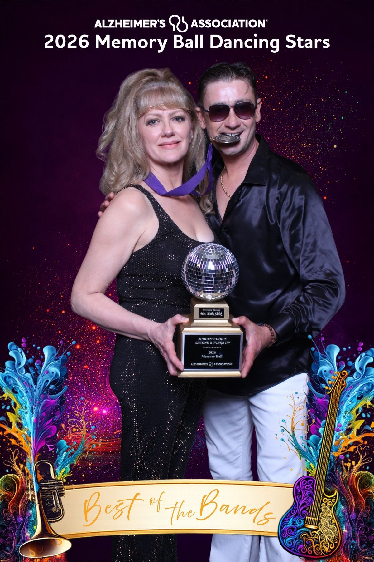 Award-winning Dancing Stars participants at the 2026 Alzheimer's Association Memory Ball.