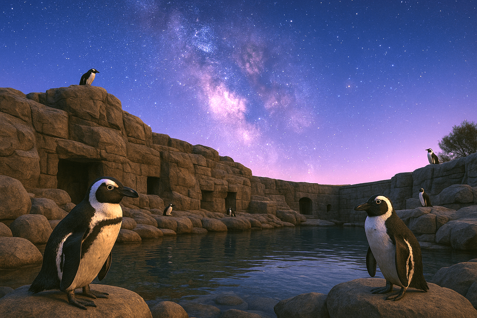 penguins at maryland zoo