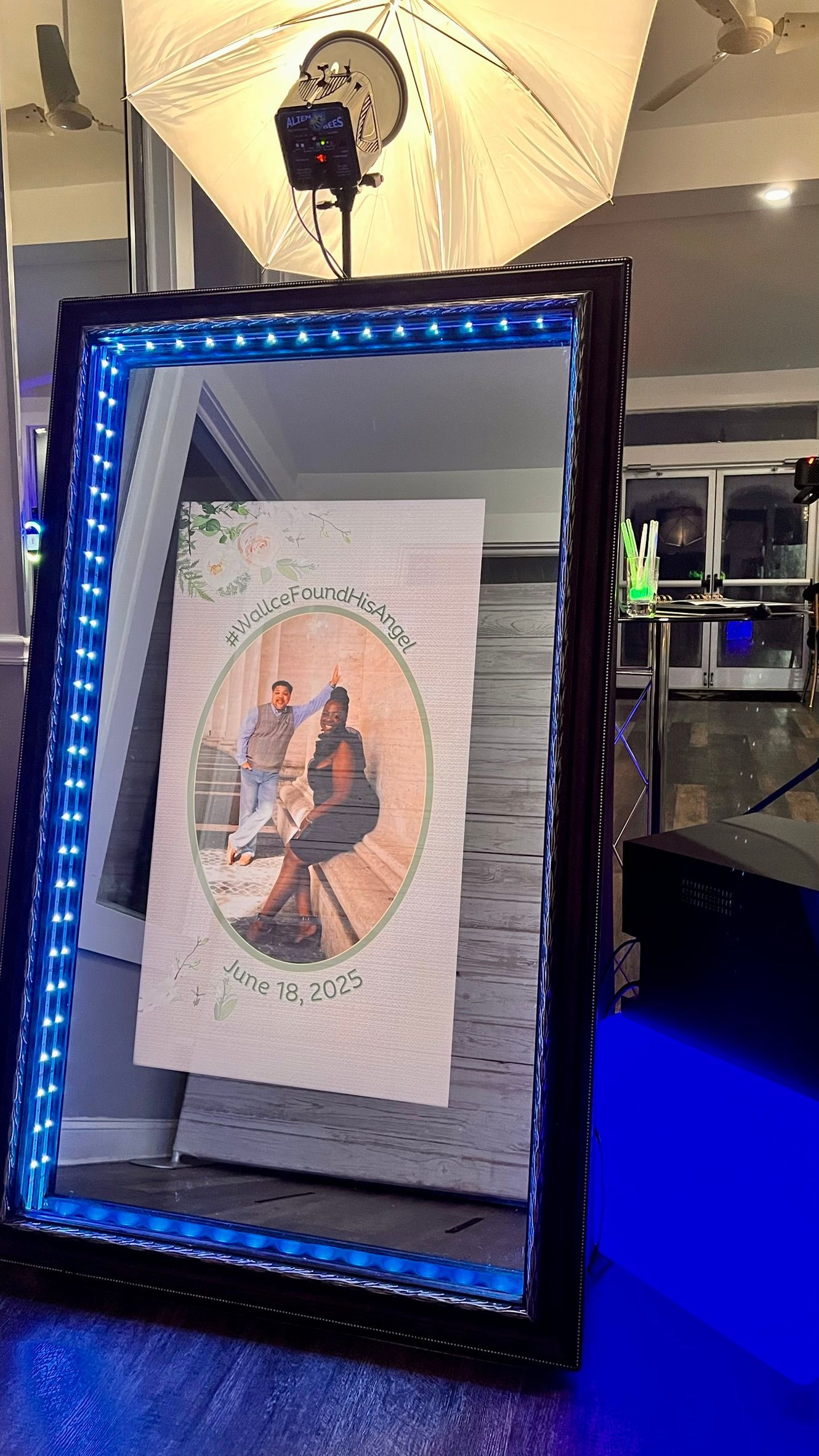 mirror photo booth at celebrations in chesapeake bay