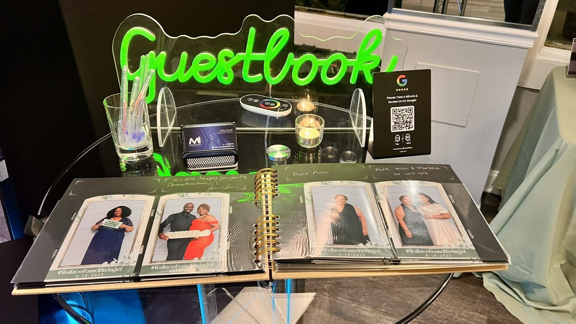 guestbook at celebrations chesapeake bay