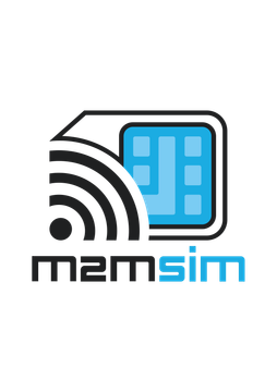 Het m2mdata-logo is paars en roze op een witte achtergrond.