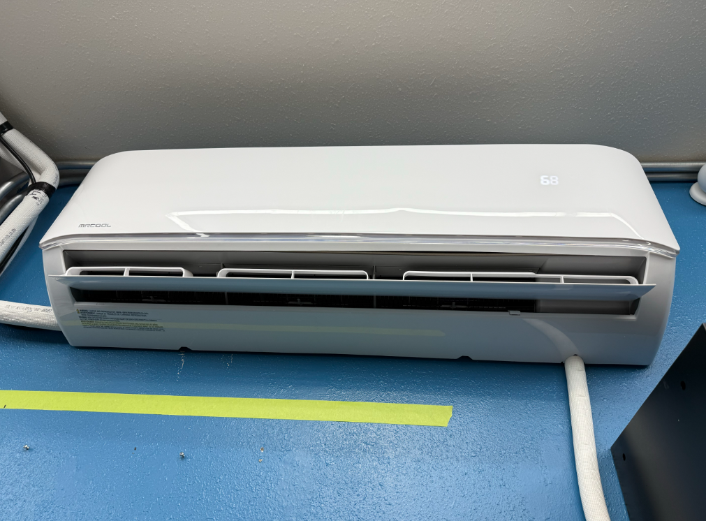 Mini-split installation in a Sacramento area home