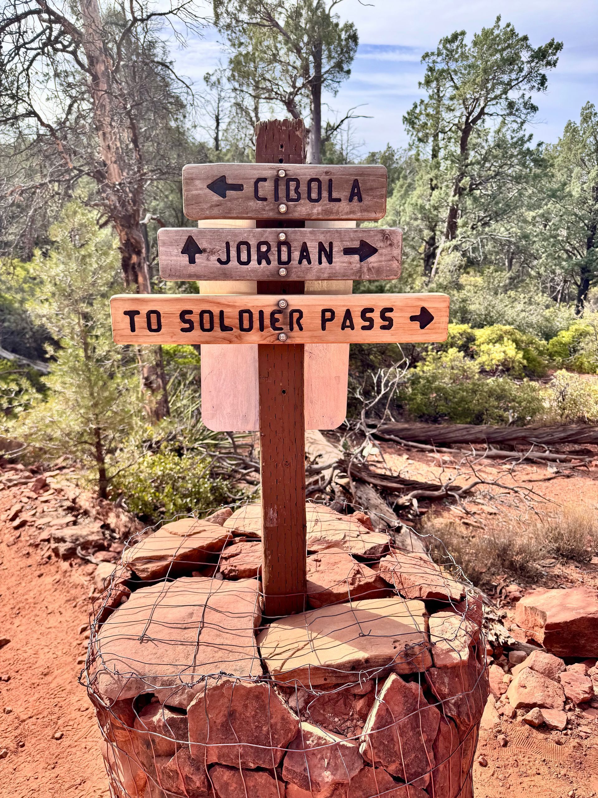 Cibola Pass to Jordan Trail
