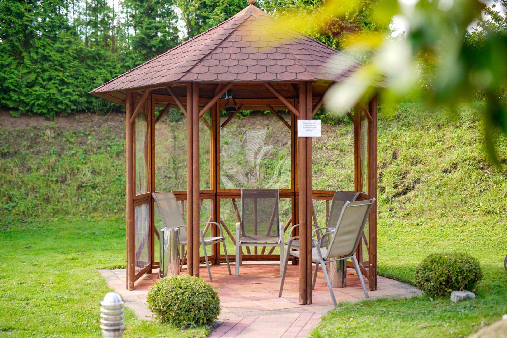 Pavillion, Entspannung, Wellness, Raucherbereich