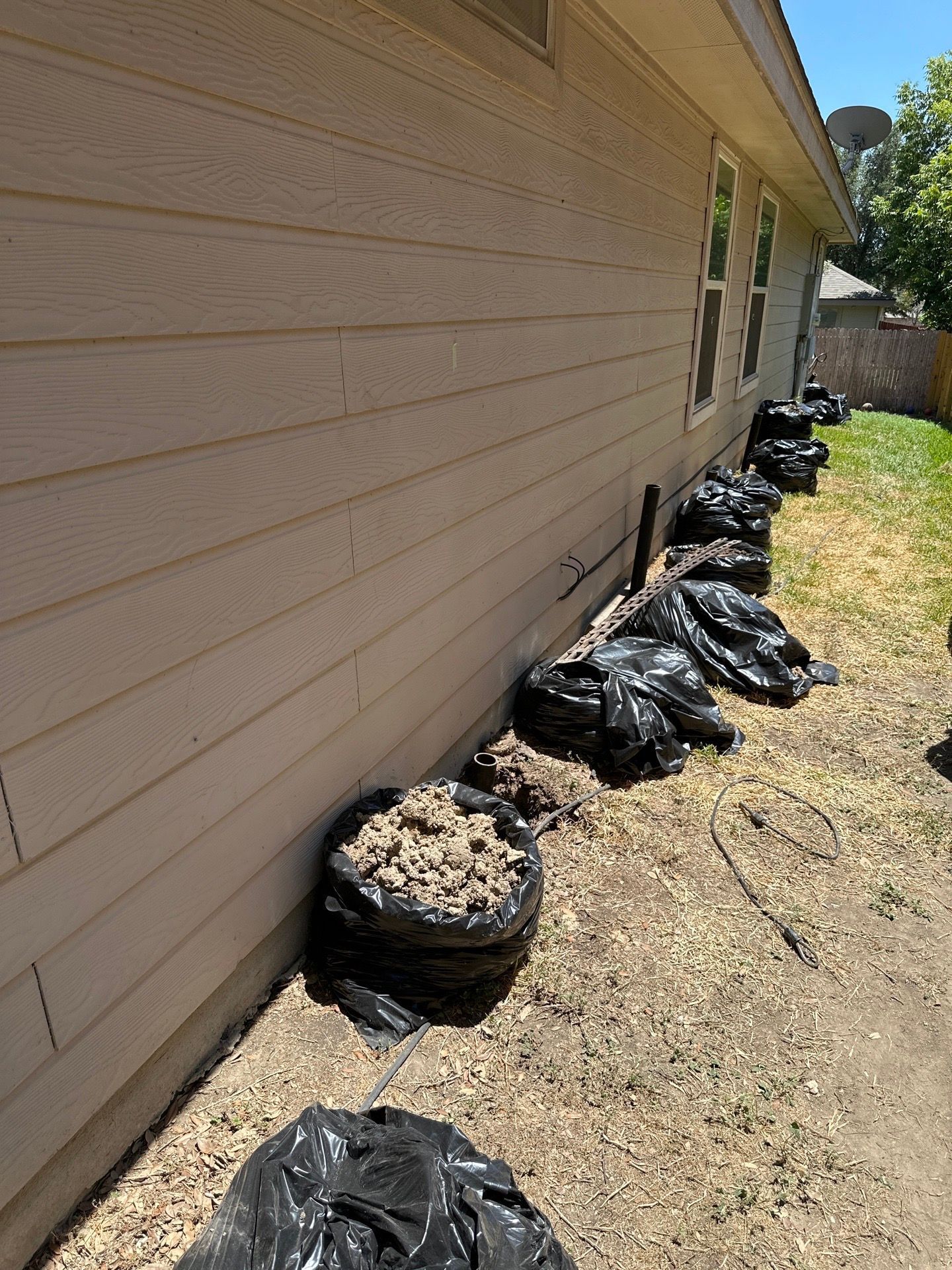 clean jobsite for Risen Foundation Solutions