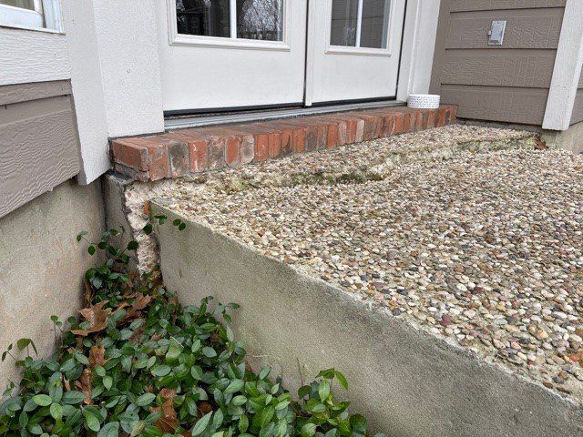 concrete sinking