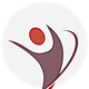 A drawing of a person with their arms outstretched in a circle.