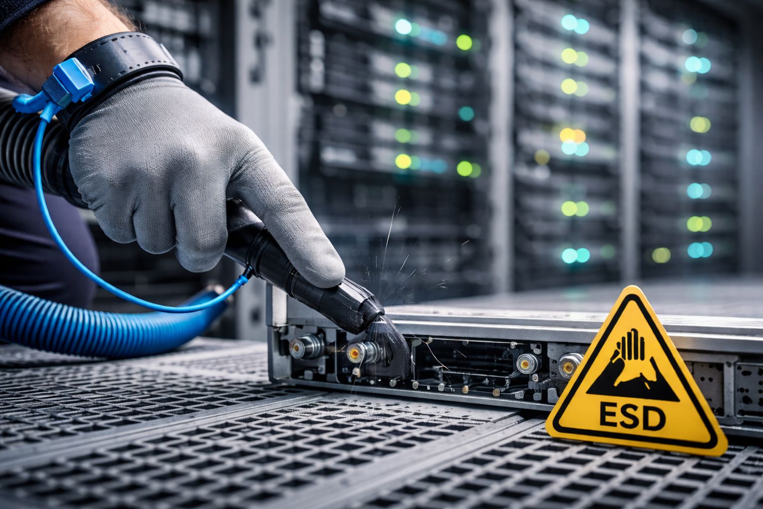 Electrostatic Discharge Risks in Server Environments