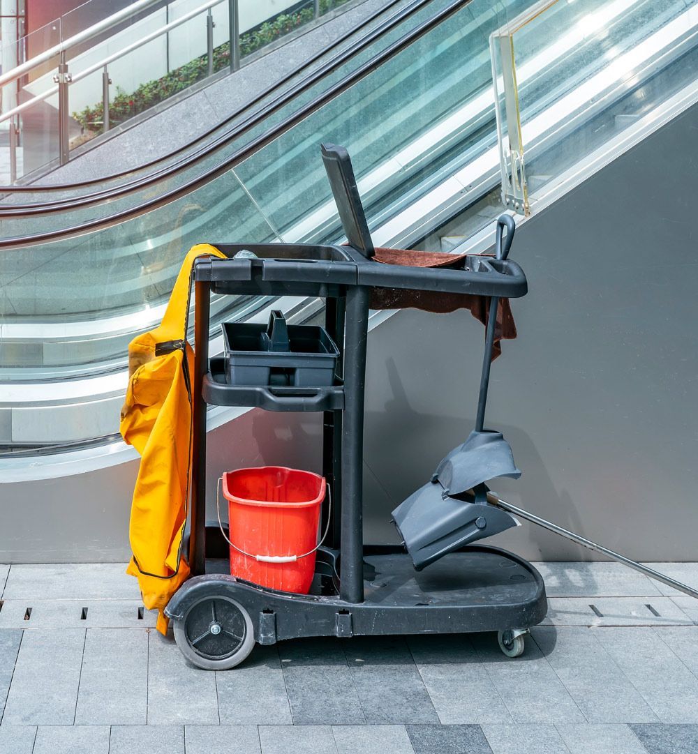 Cleaner Cart in Public — Atlanta, GA — Cleanstar National, Inc.