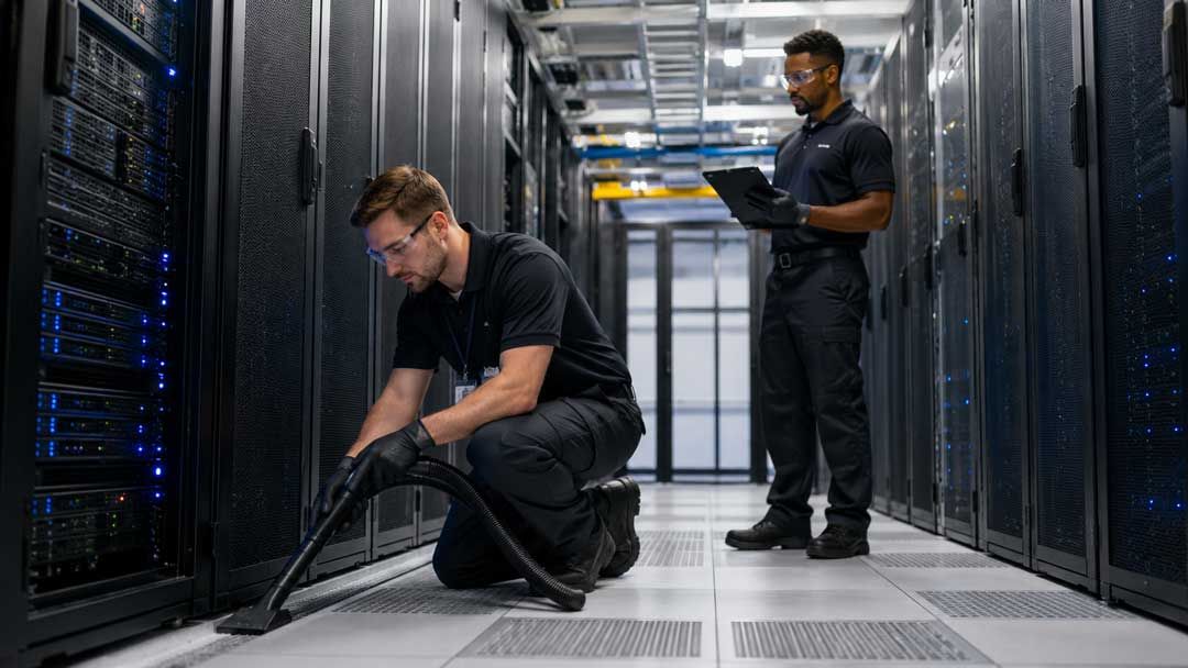 Data Center Cleaning Risk Analysis: Protecting Uptime Through Critical Environment Control
