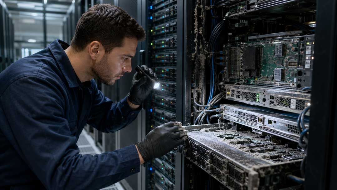 Unseen Residue Threatens Server Room Equipment Reliability 2026