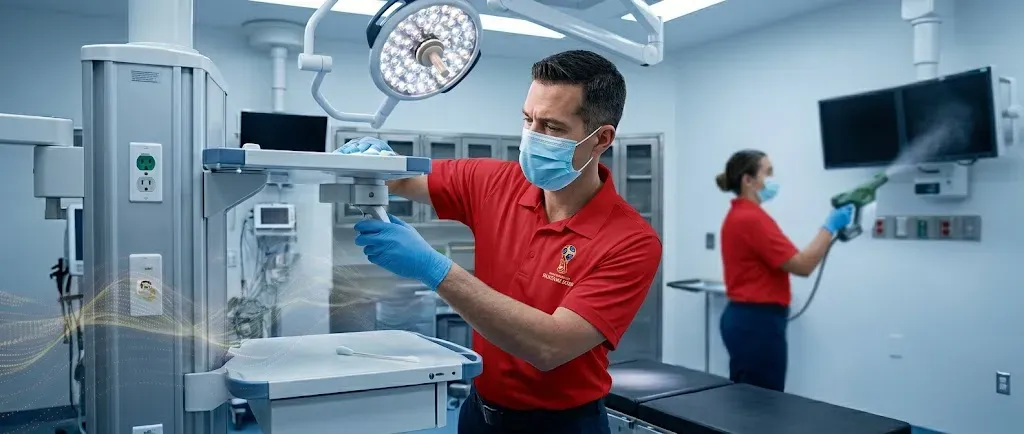 Atlanta medical facility preparing for World Cup surge with specialized OR terminal cleaning.