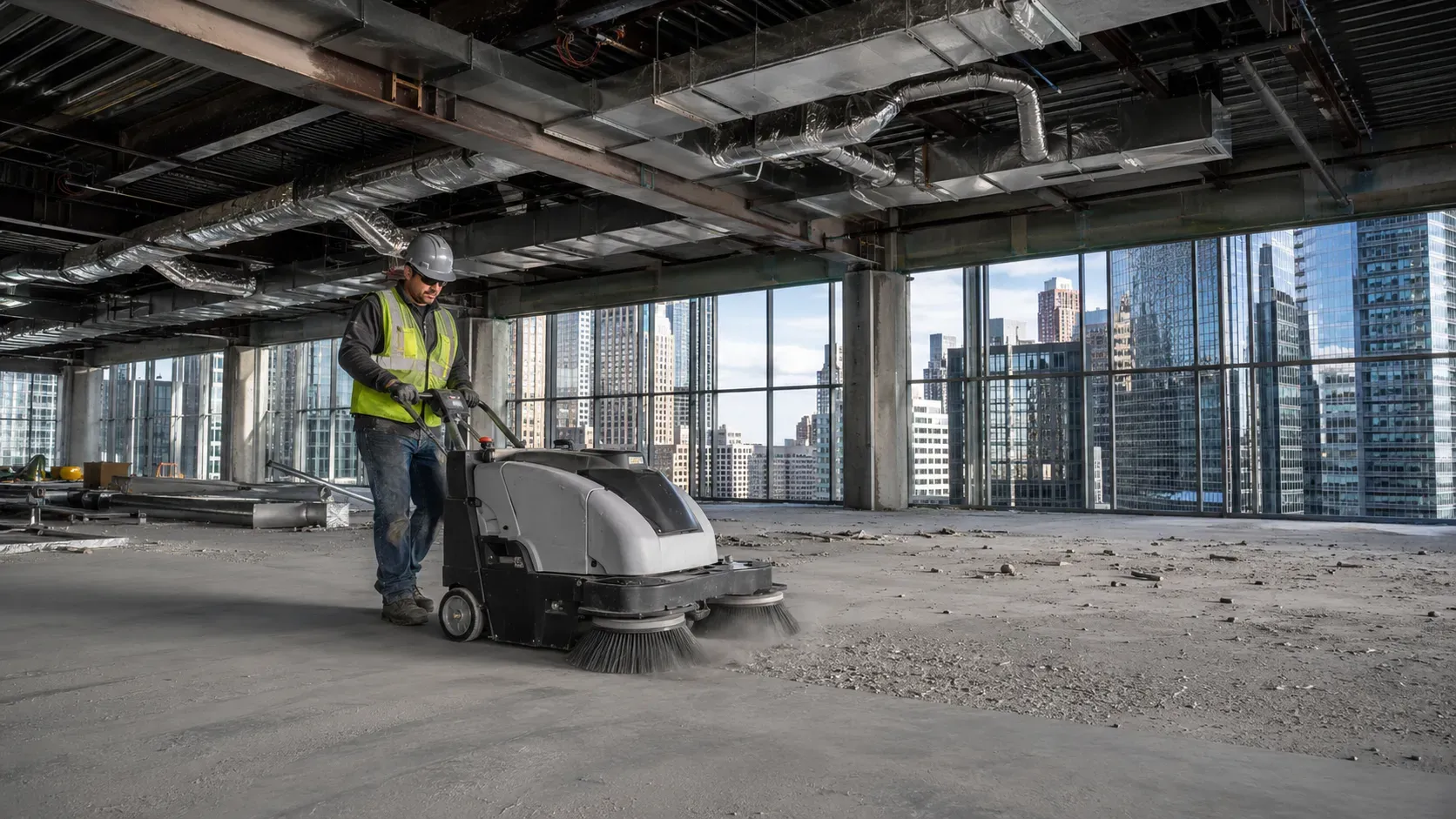 Cleanstar National technician supporting a large commercial facility in Metro Atlanta