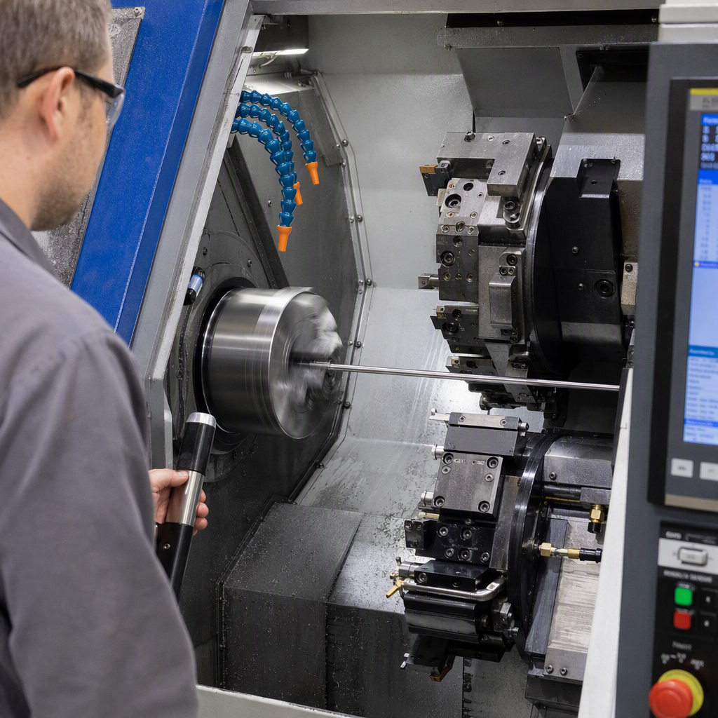Sliding Head CNC Turning