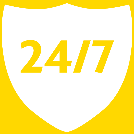 24/7 private security service patrolling residential area in San Diego
