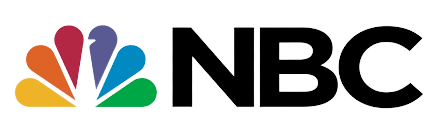 The nbc logo is a rainbow colored nbc logo on a white background.