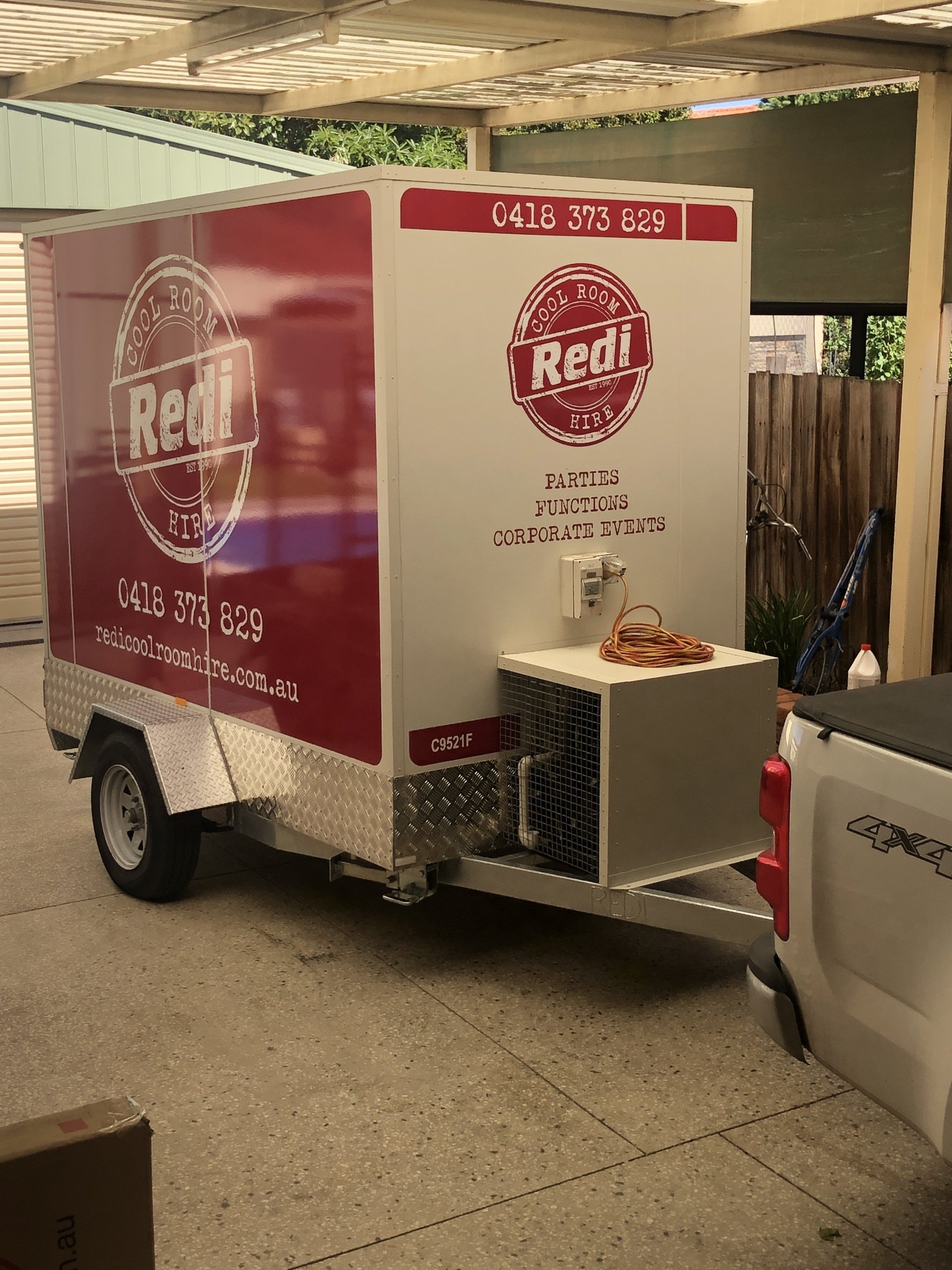 Large (9X5) Mobile Coolrooms Rental Redi Coolroom Hire