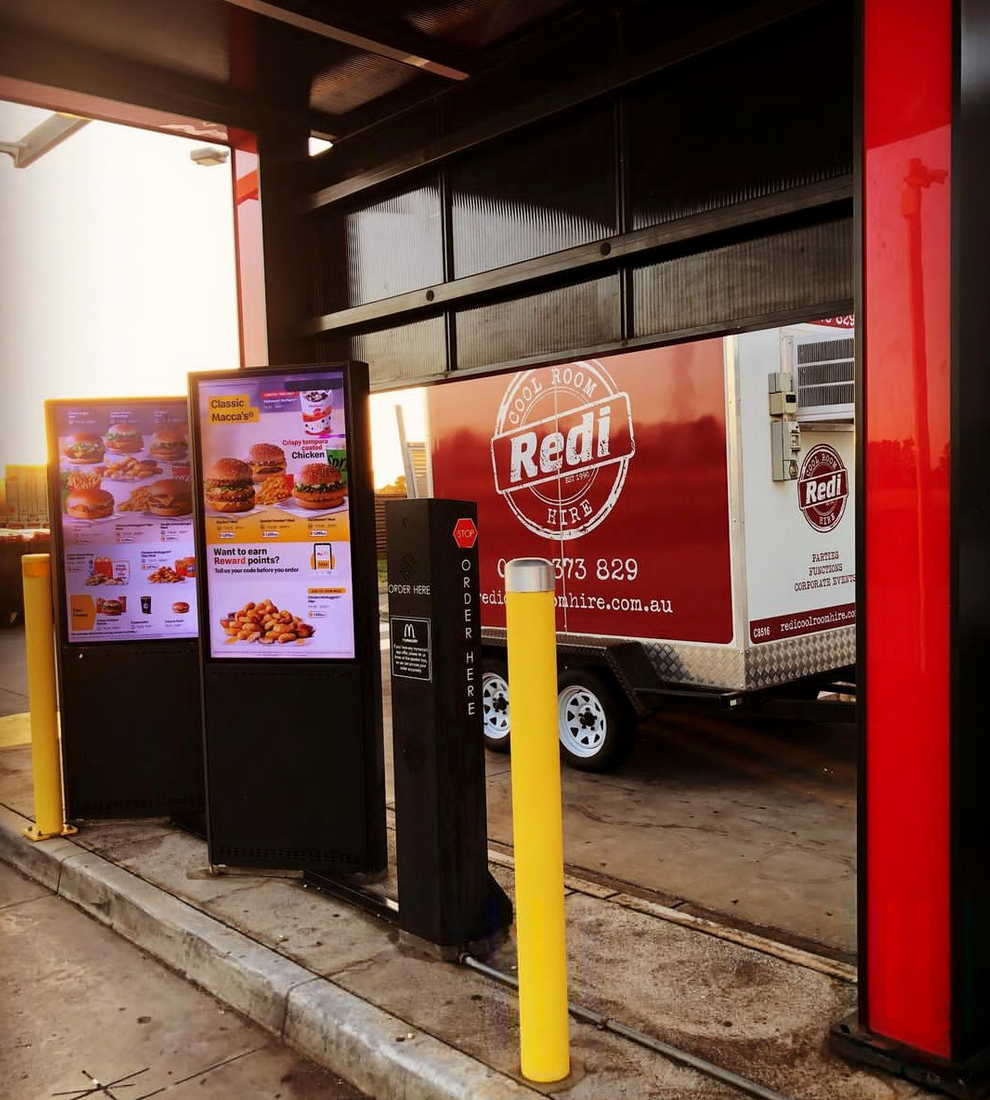 A mobile coolroom was need at McDonalds for a local Melbourne event, Redi Coolroom Hire helped out