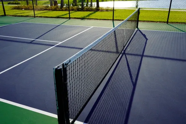 Backyard pickleball court installation in Springdale, AR