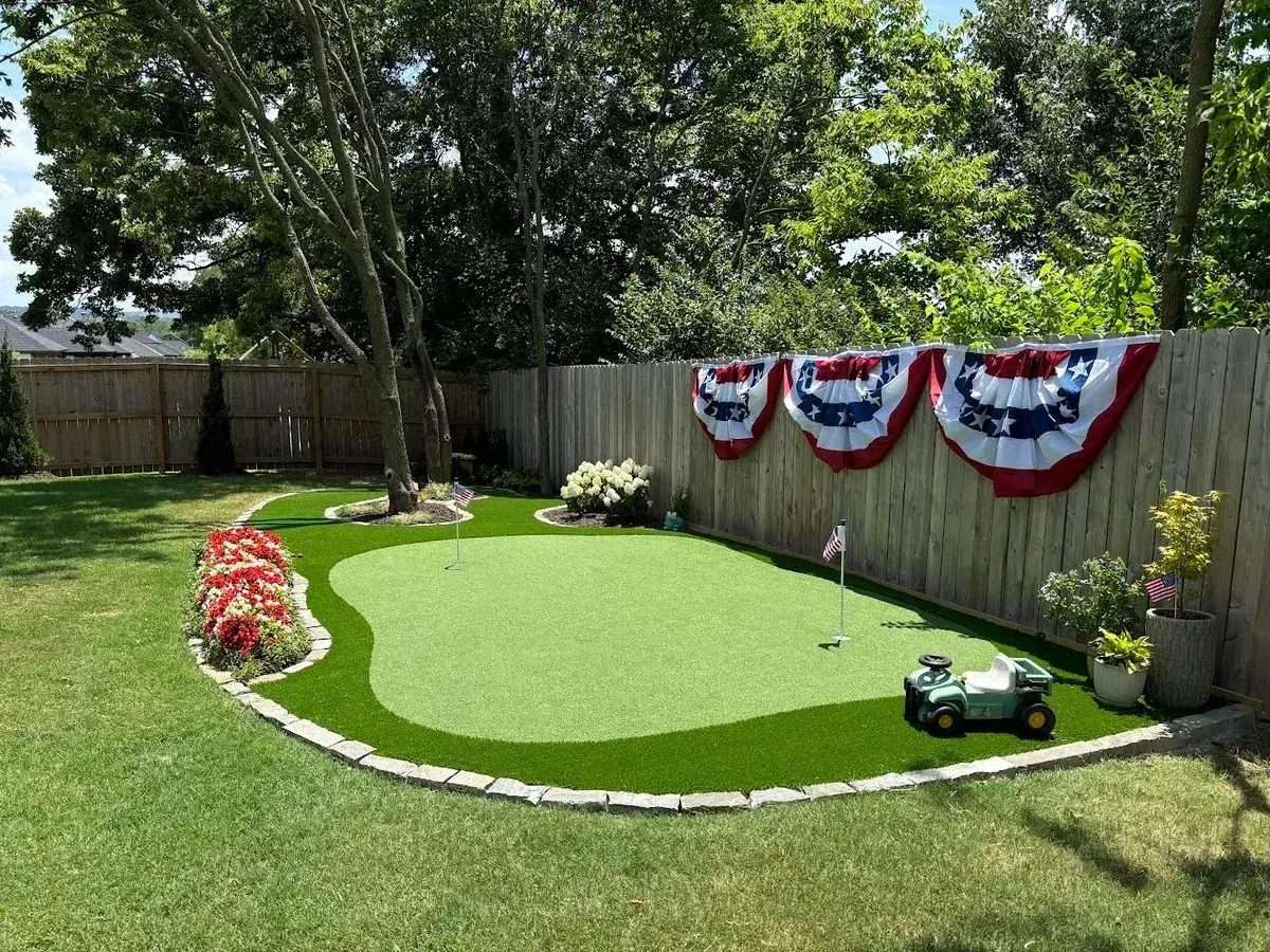 artificial turf installation in centerton ar