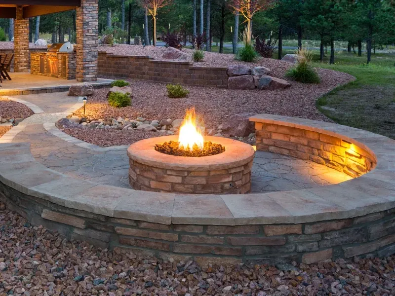 fire pit installation in springdale ar