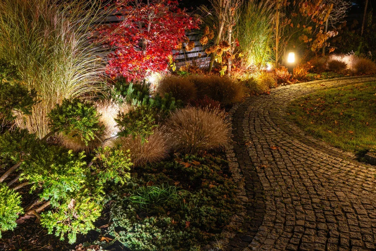 landscape lighting installation in springdale ar