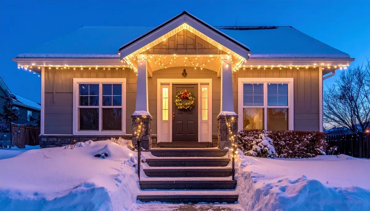 residential christmas light installation in springdale ar