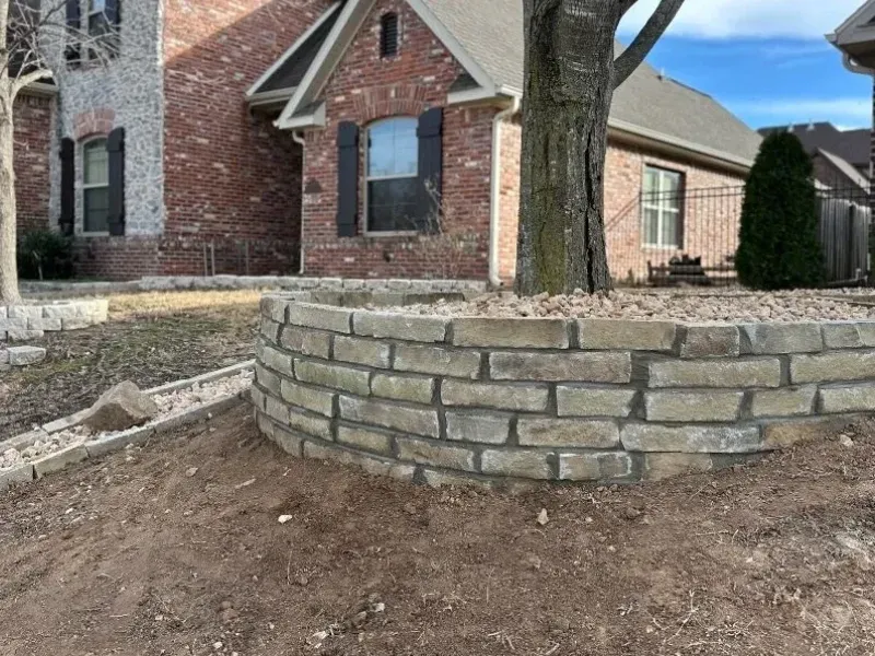 retaining wall installation in springdale ar