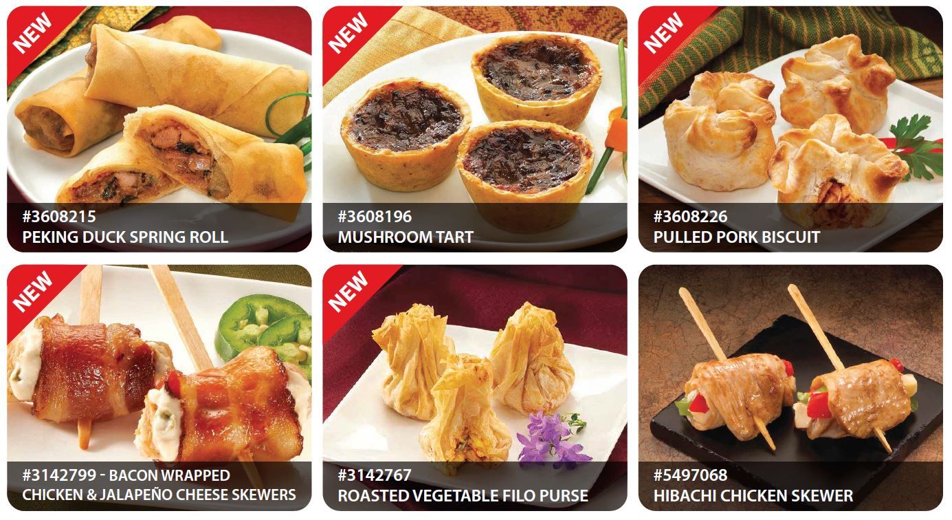 Hors d'oeuvres Menu