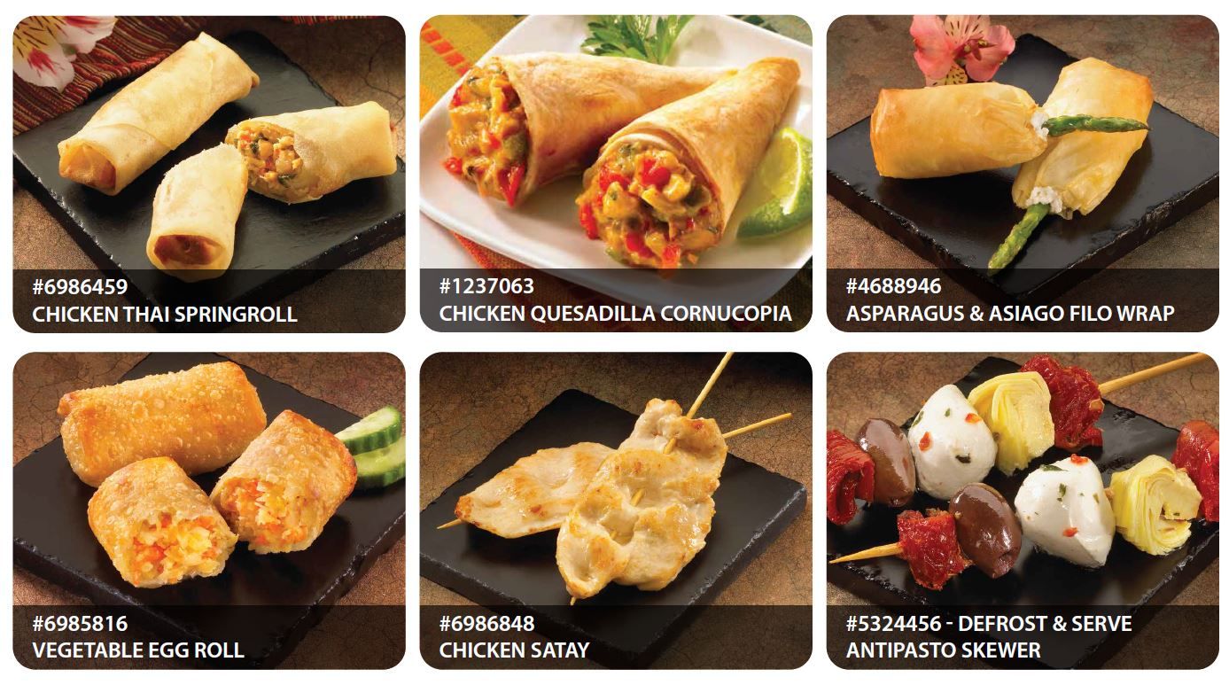 Hors d'oeuvres Menu