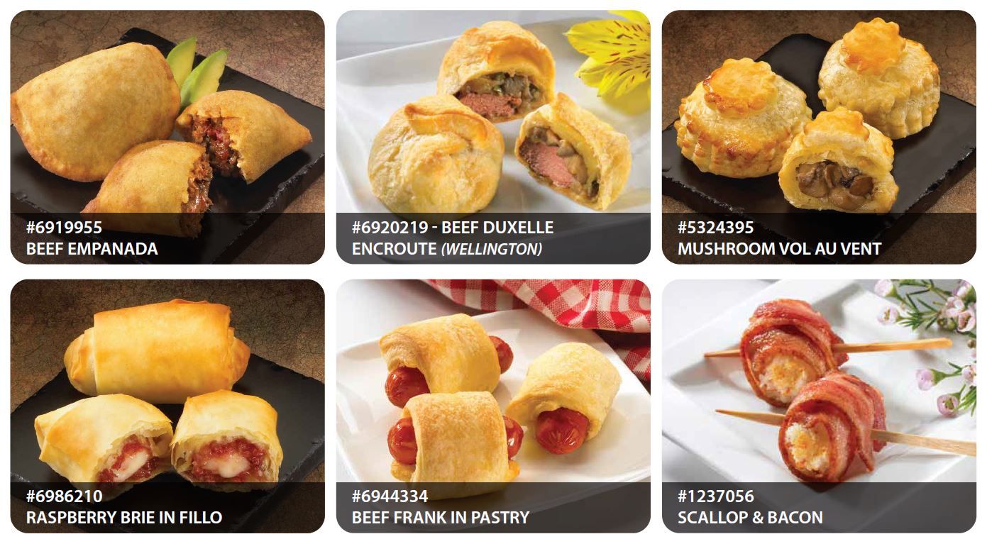Hors d'oeuvres Menu