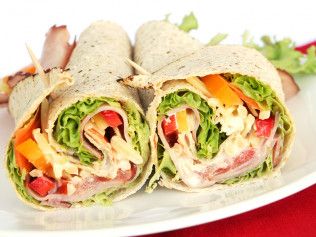 Ham Wrap Sandwich