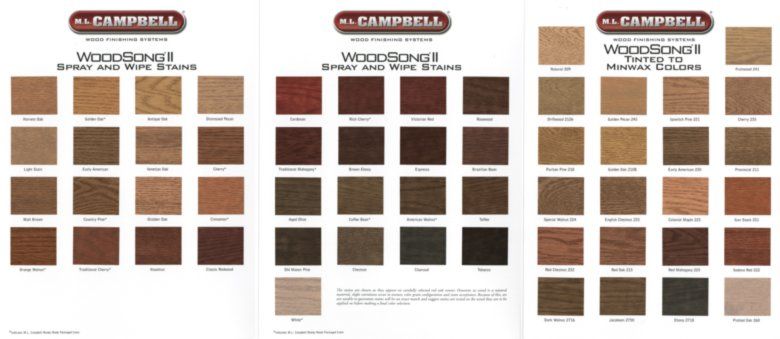 WoodSong II® Spray & Wipe Stains