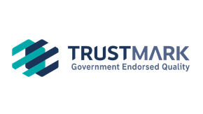 Trustmark logo with teal and navy icon and the words “Government Endorsed Quality”