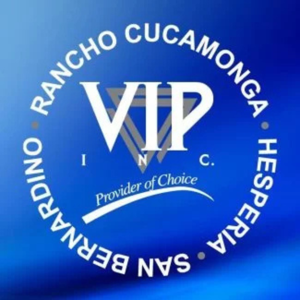 Blue logo with
