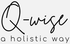 Q-wise logo met de slogan 