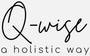 Q-wise logo met de slogan