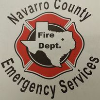 The logo for the Navarro county fire department emergency services.