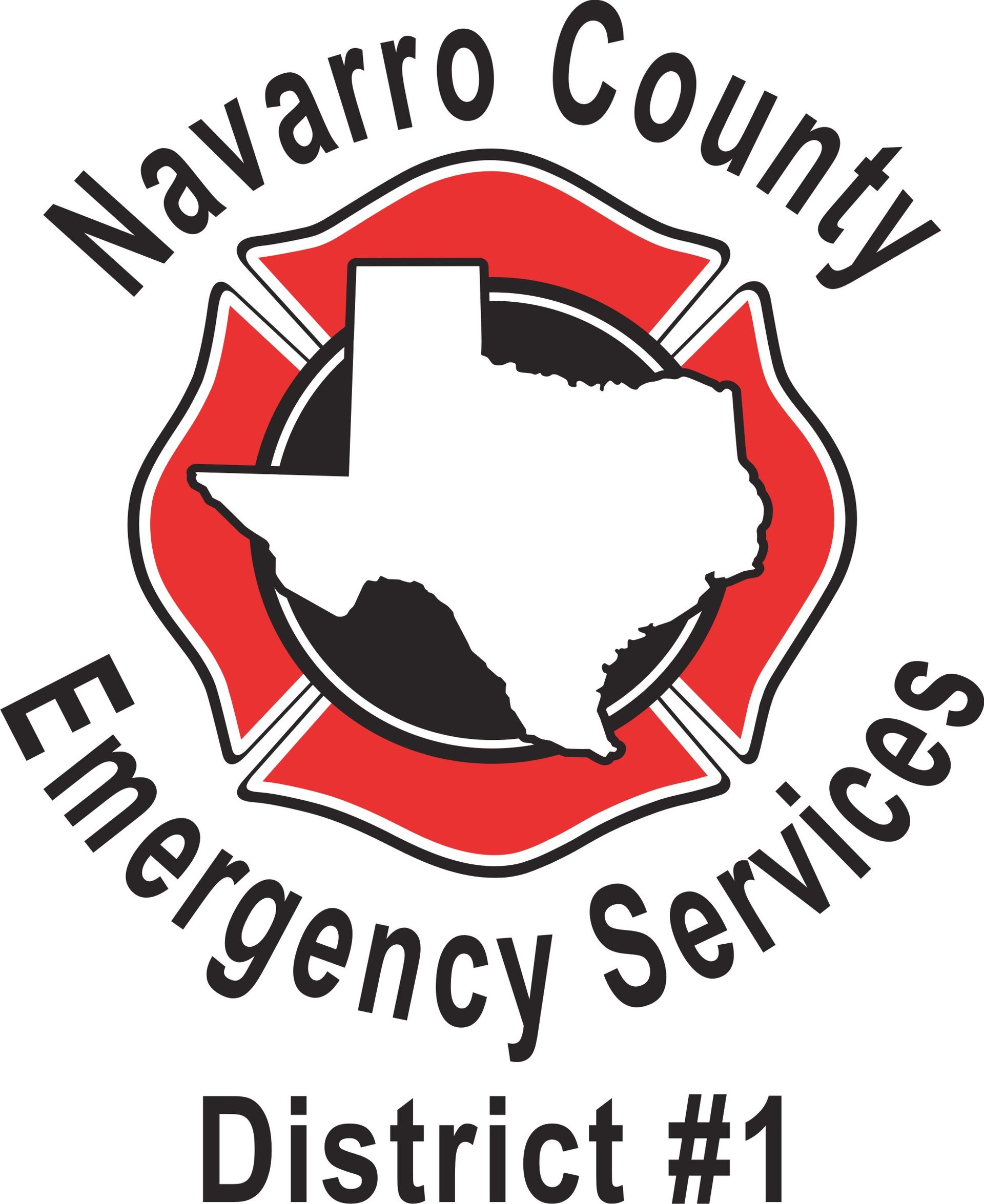 A logo for Navarro county emergency services district # 1