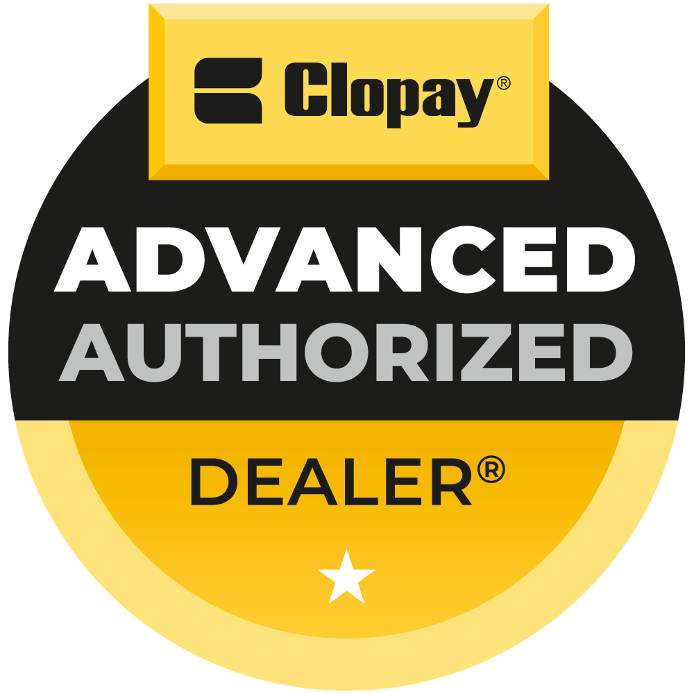 Clopay Advanced Authorized Dealer badge