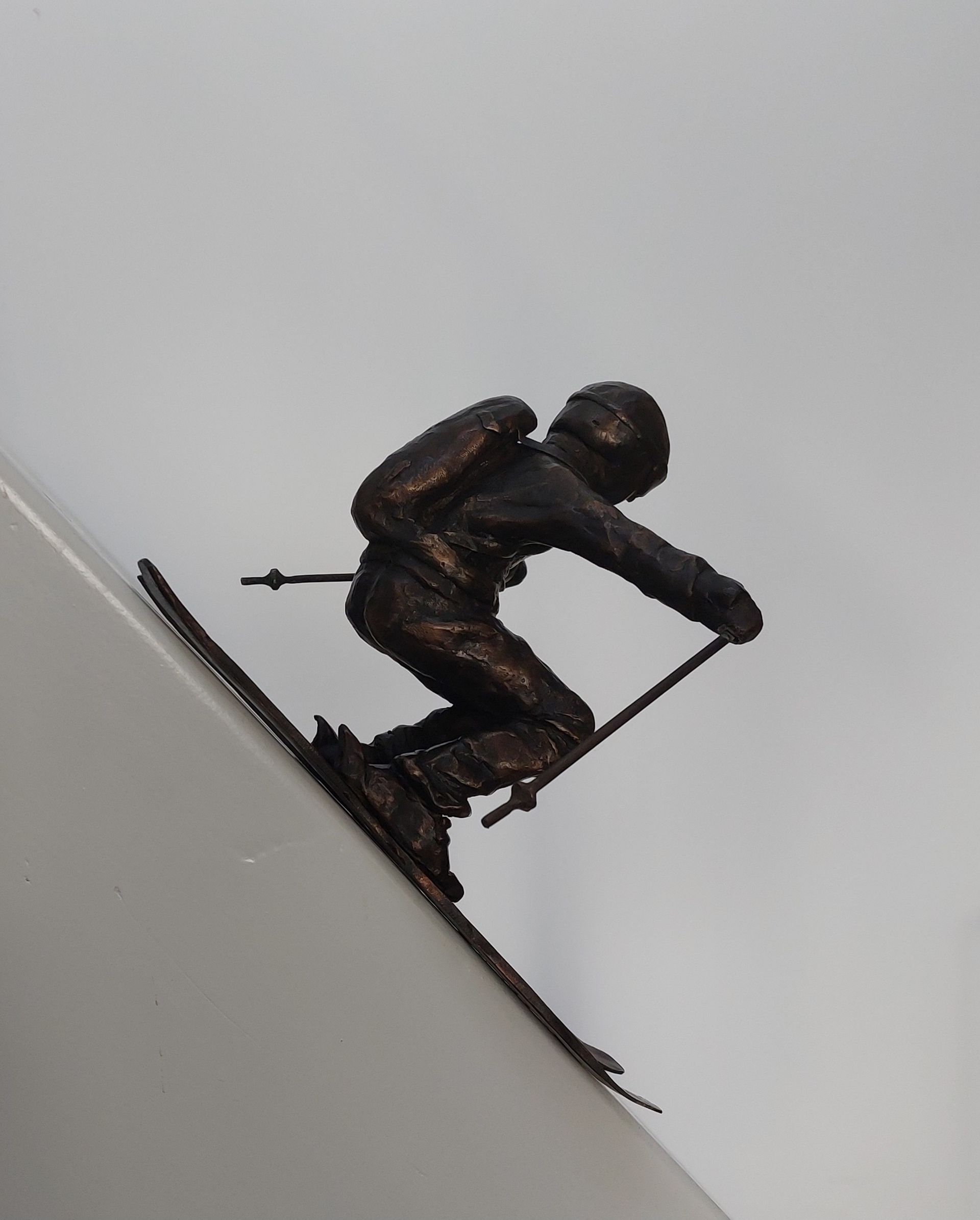 skiër brons