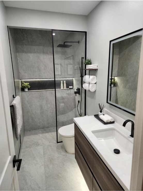 bathroom tile work modern